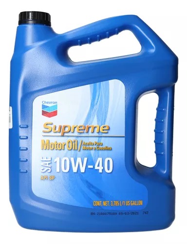 CHEVRON SUPREME MO 10W40 GALON