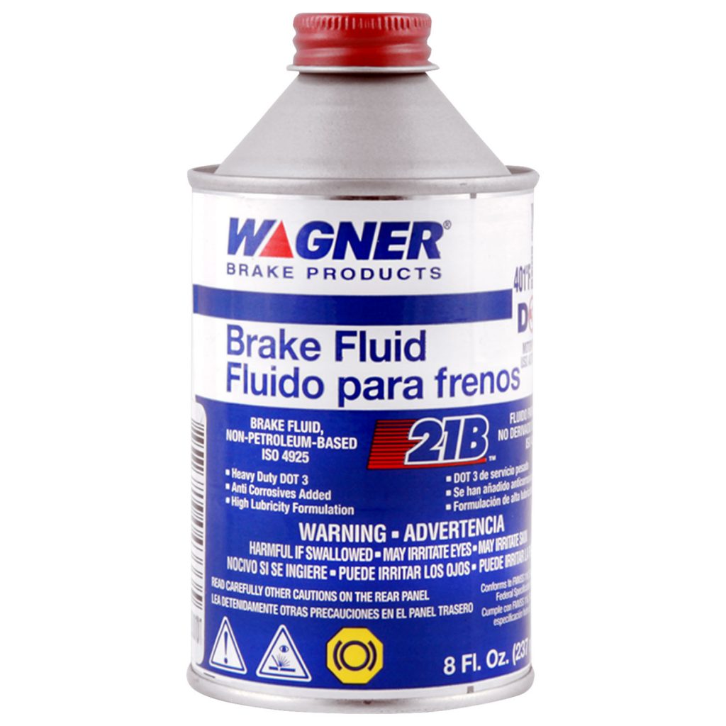 LIQUIDO DE FRENOS DOT-3 WAGNER DE 8 Oz