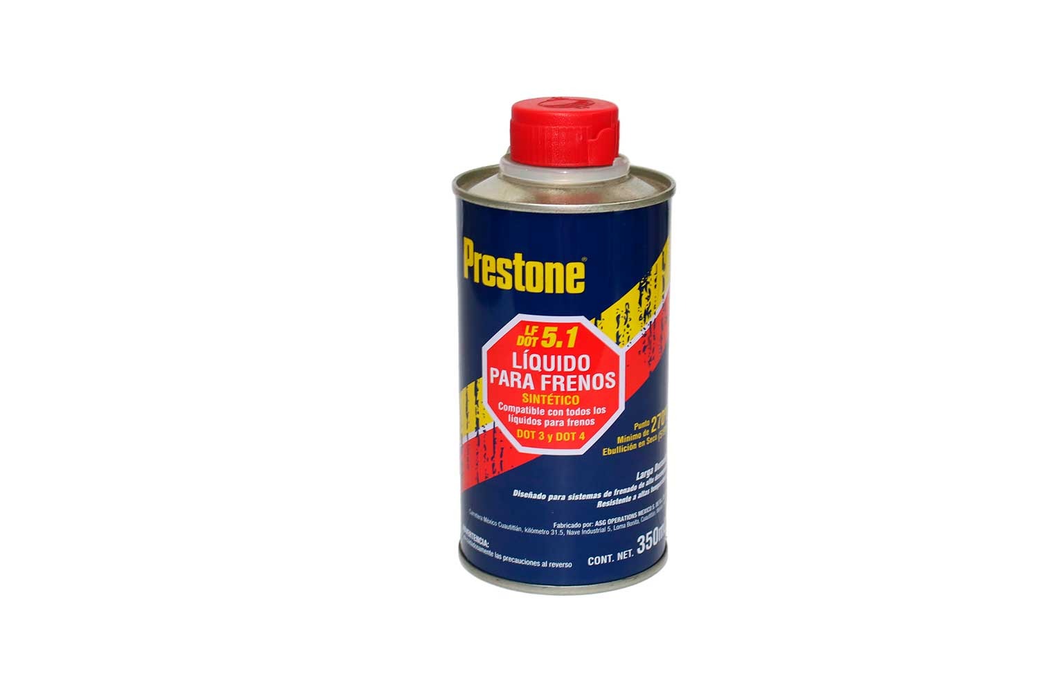 LIQUIDO DE FRENO DOT 5.1 PRESTONE-350ML