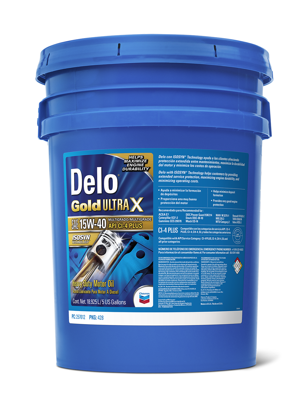 CHEVRON DELO GOLD ULTRA 20 LT